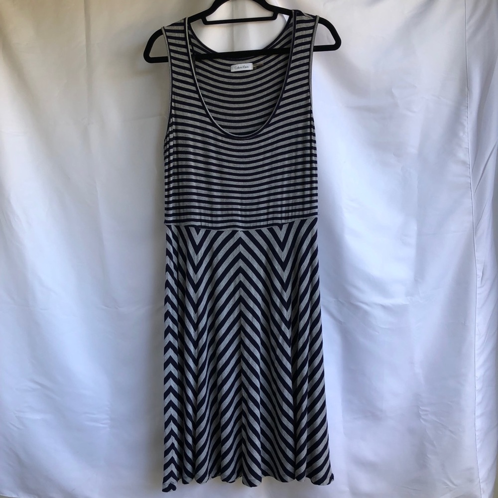 Calvin Klein striped dress
